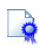 blue ribbon icon